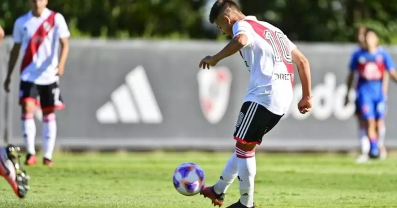 River: Echeverri, con fecha para sumarse a los entrenamientos de Primera