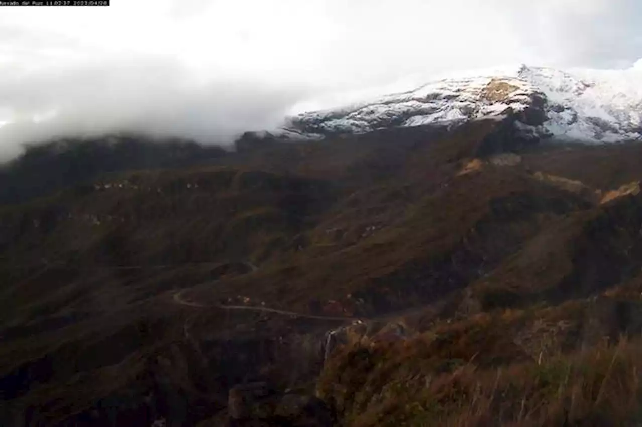 Así ha sido la actividad del volcán nevado del Ruiz durante este puente festivo