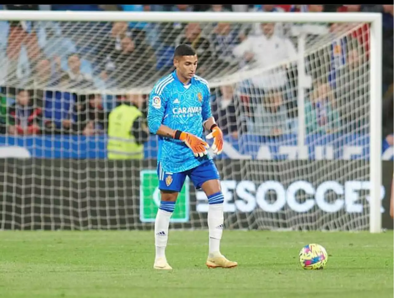 ¿Cambio de rol? Gabriel Fuentes acabó de arquero en un juego de Real Zaragoza