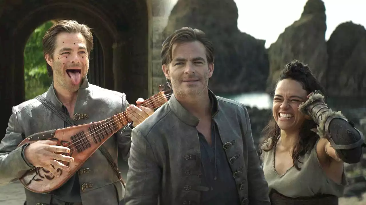 'Dungeons & Dragons' Gag Reel: Watch Chris Pine Break on Set