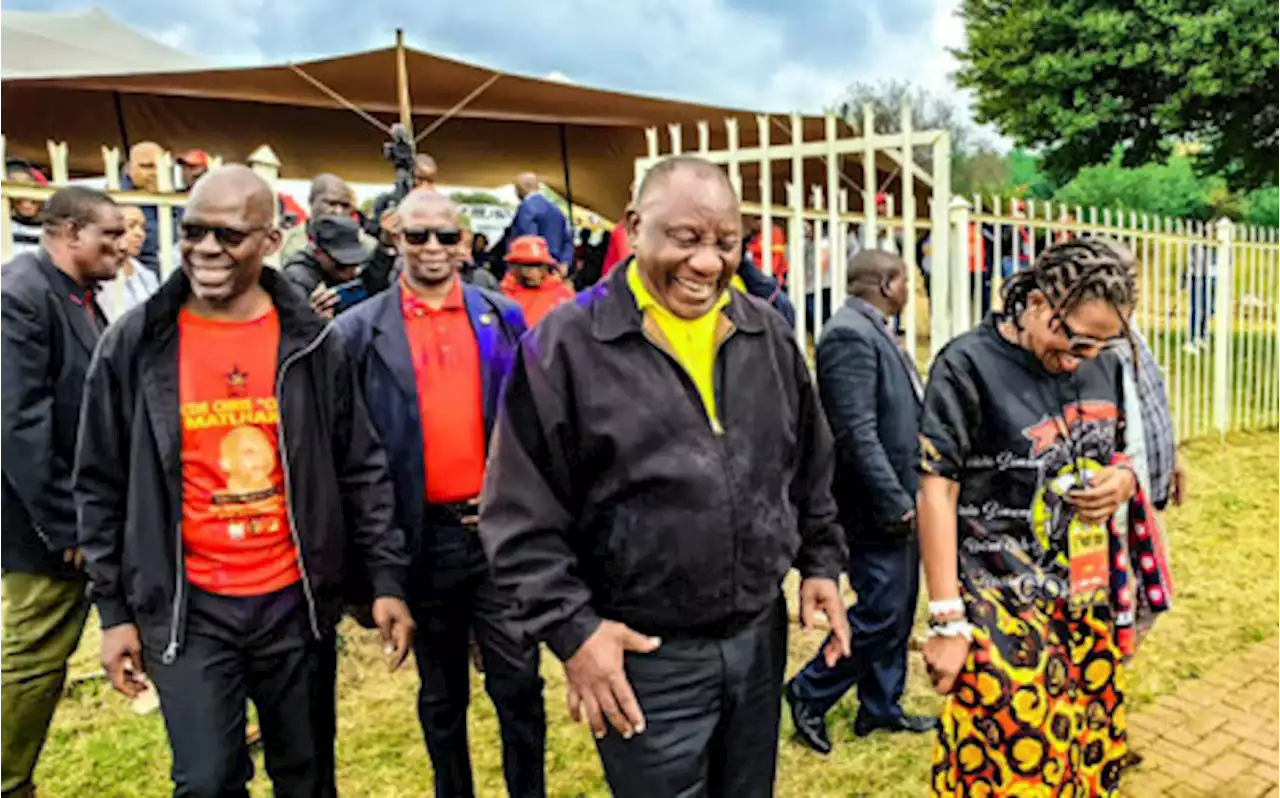 ANC's Ramaphosa addresses Cosatu May Day rally without disruptions