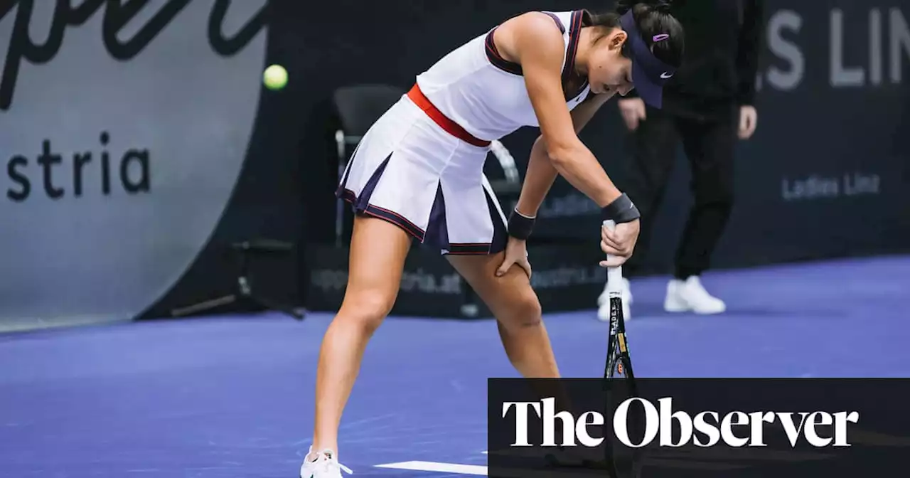 Emma Raducanu battles her physical limits in the harsh glare of elite tennis