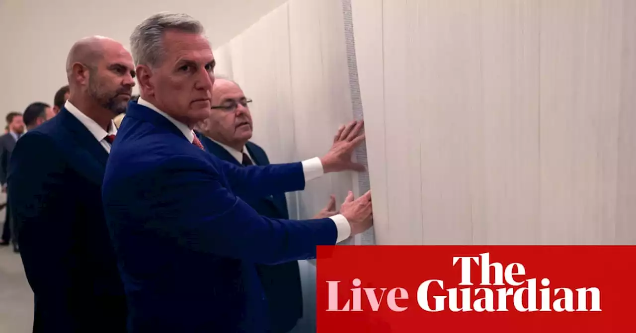 Republican House speaker Kevin McCarthy jabs Biden over US debt ceiling – live