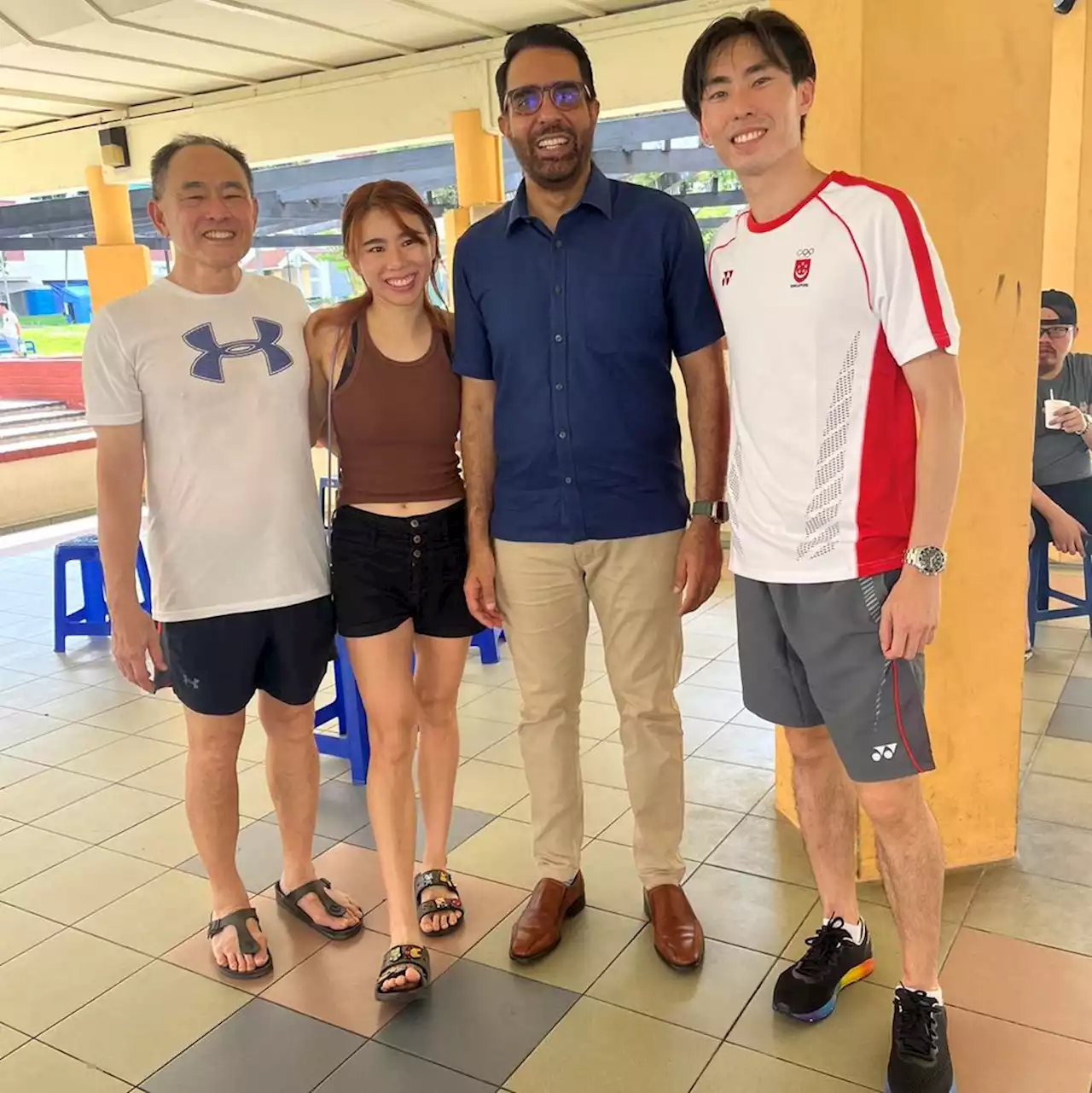 Soh Rui Yong receives words of encouragement from Pritam Singh ahead of SEA Games - Singapore News