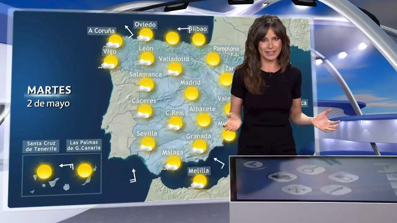 Las temperaturas máximas subirán este martes en general, acompañadas de fuertes vientos en el Estrecho y el Ampurdán