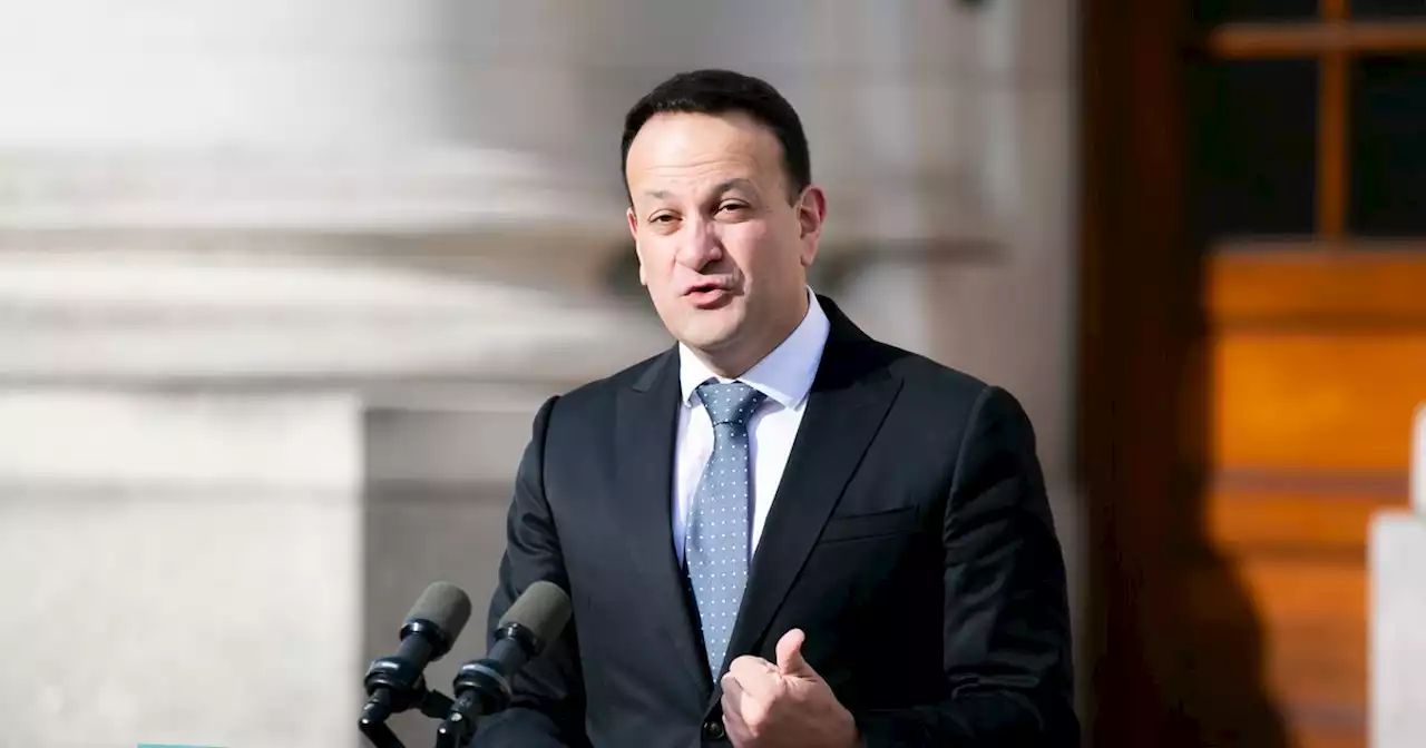 Protesters gather outside Taoiseach Leo Varadkar's home