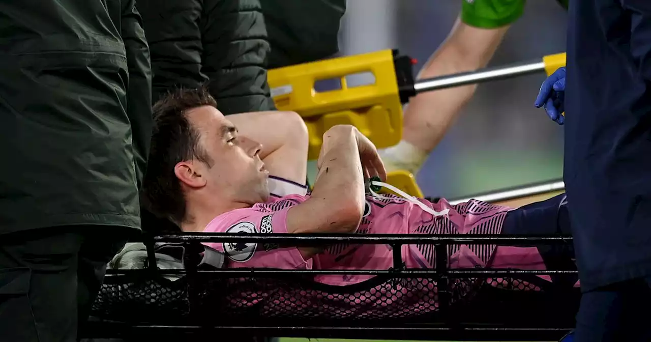 Seamus Coleman suffers horror injury during Everton's clash against Leicester