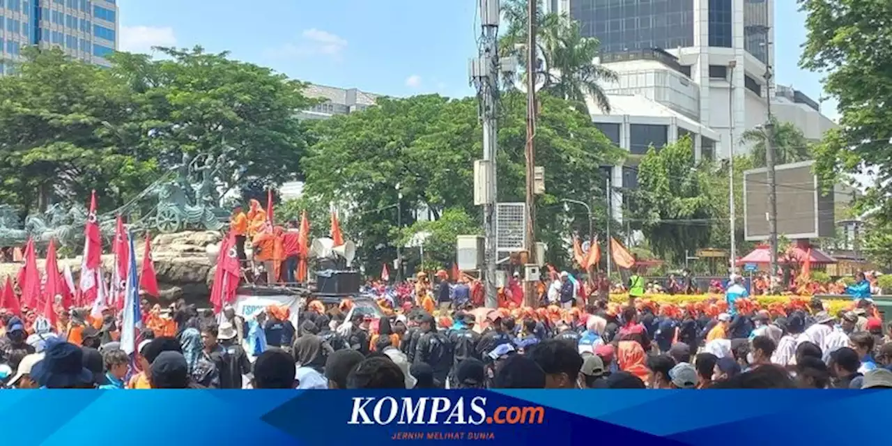 Ada Aksi Buruh, Polres Jakpus Imbau Warga Hindari Jalan Merdeka Barat hingga Bundaran Patung Kuda