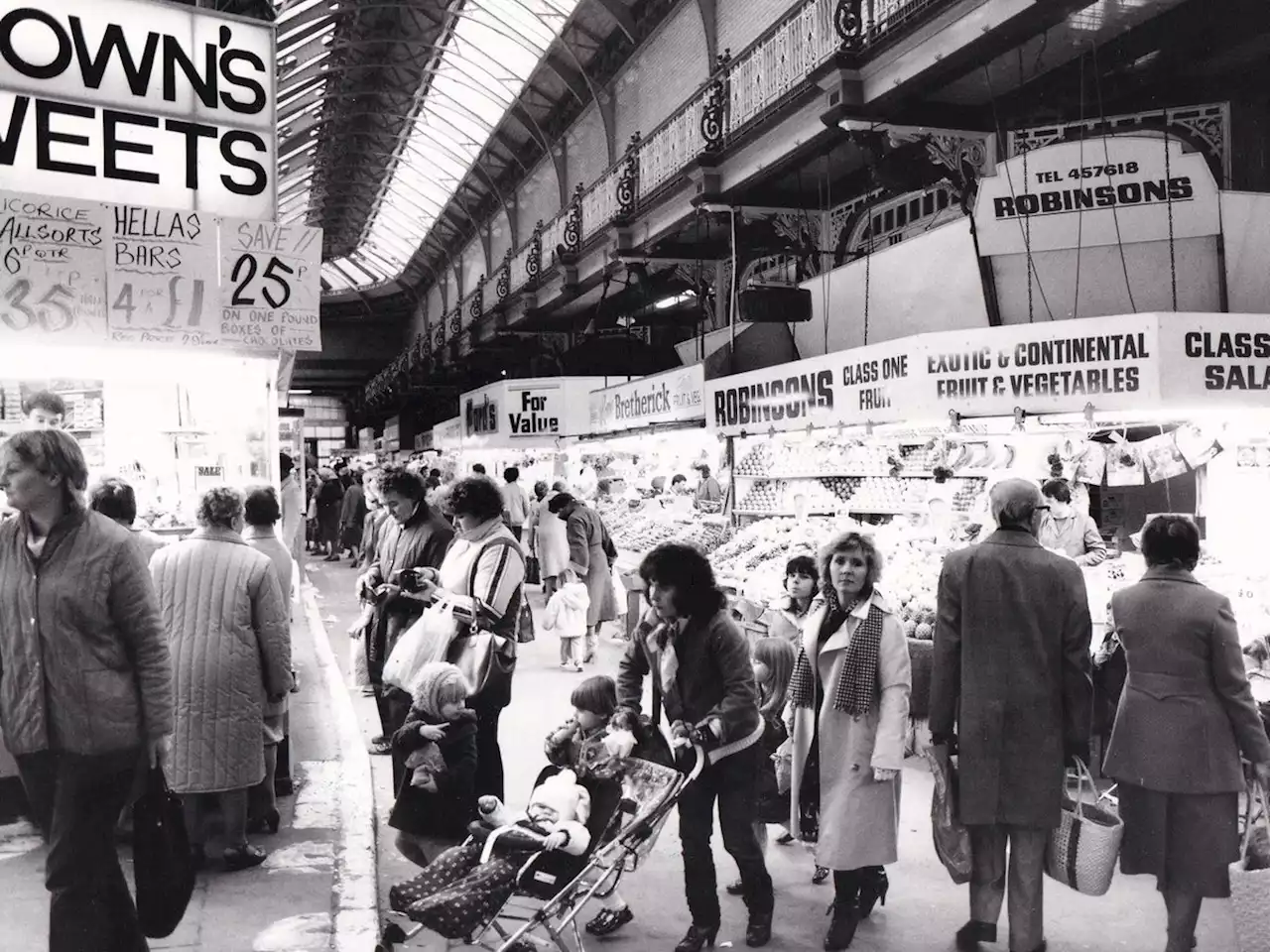 Changing Leeds - Walk around Kirkgate Market during the 1980s