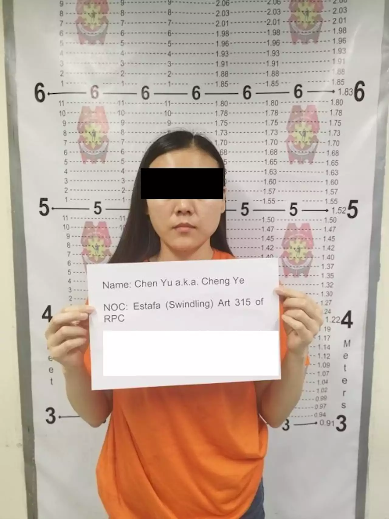 Chinese woman arrested for swindling in Parañaque City