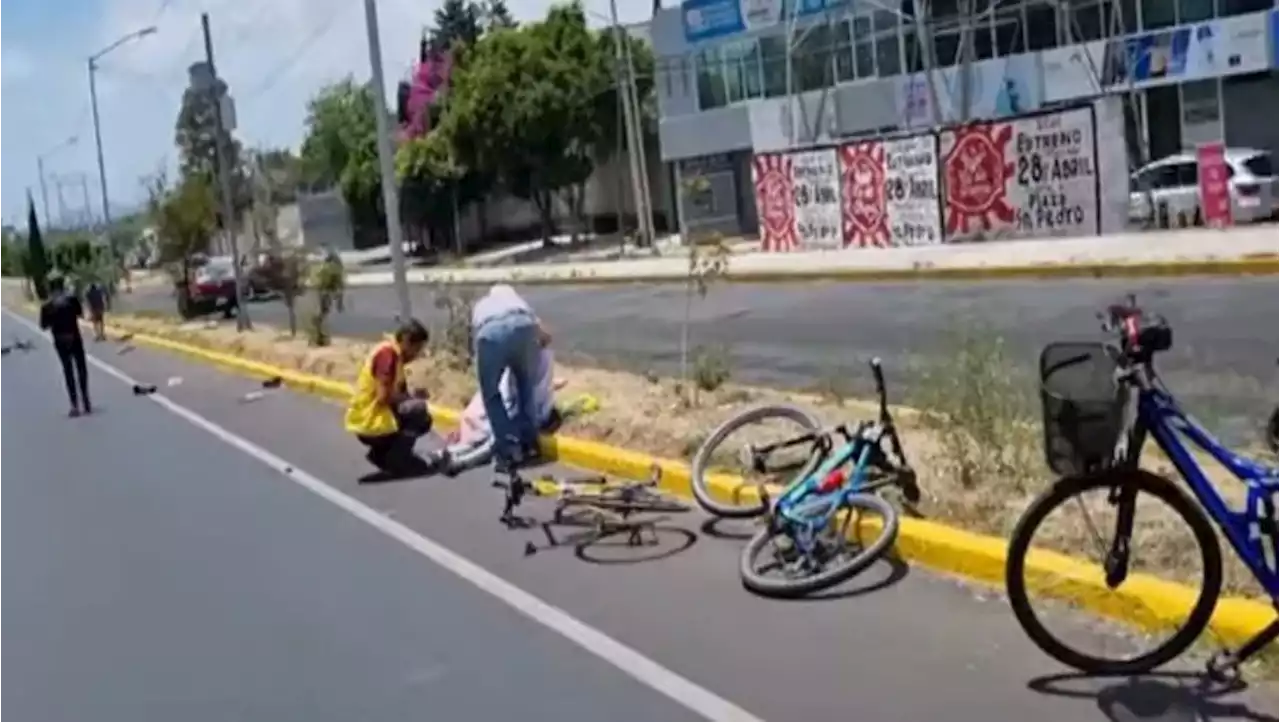 Arrollan a dos jóvenes en Vía Recreativa de Puebla: uno murió