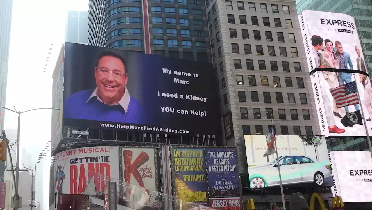 Cancer Survivor Gets Kidney 5 Years After Times Square Billboard Ad for Donor