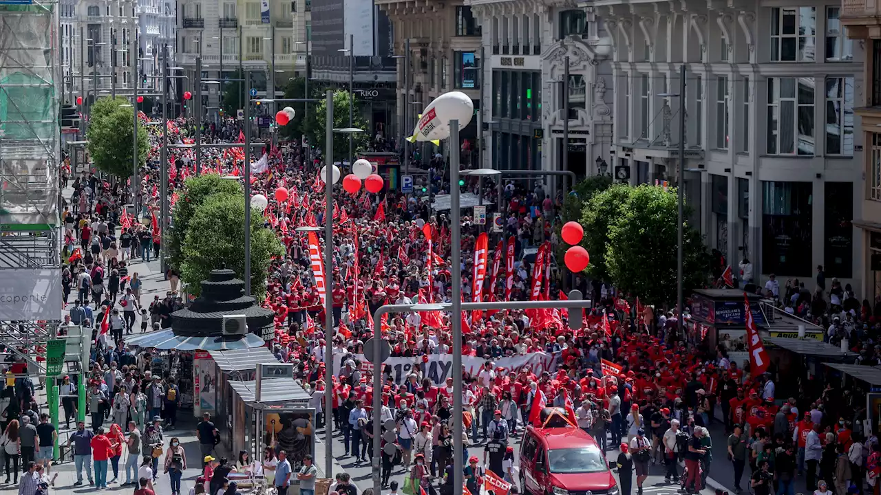 La subida salarial, en el centro de las más de 70 manifestaciones del 1 de mayo