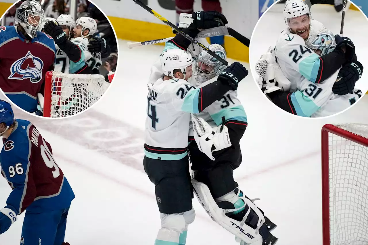 Kraken topple defending Stanley Cup champion Avalanche in Game 7