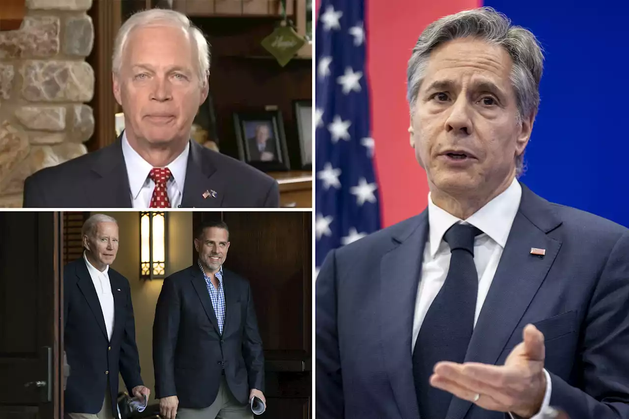 Sen. Ron Johnson says Antony Blinken ‘lied boldface’ to Congress about Hunter Biden