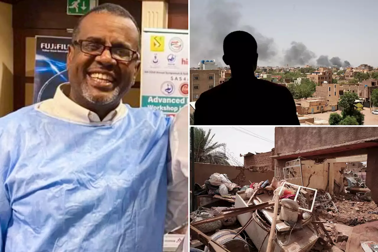 US doctor determined to make an impact in war-torn Sudan is ‘killed for nothing’ in front of his family