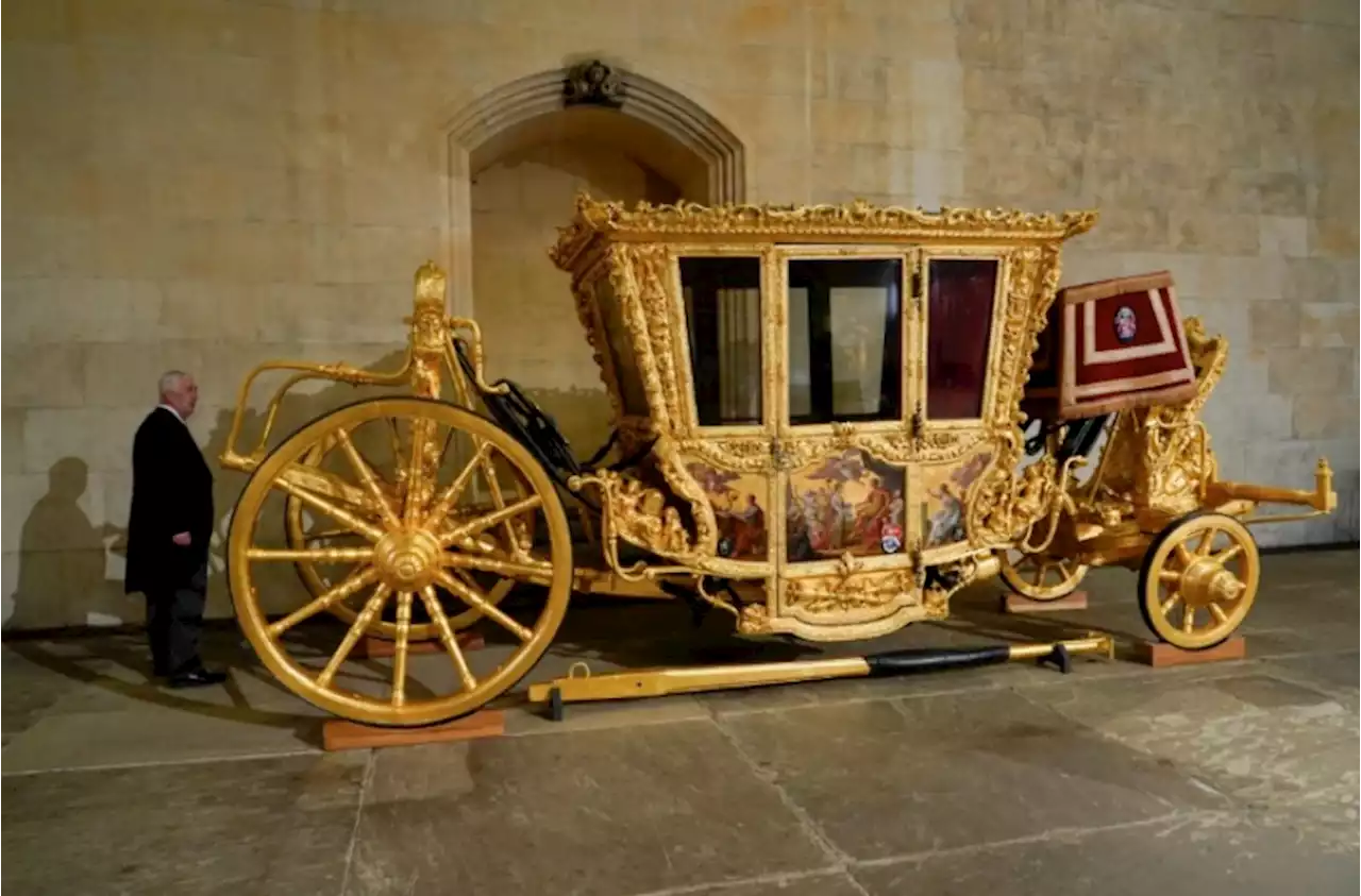 First look at the 300-year-old gold Coronation coach