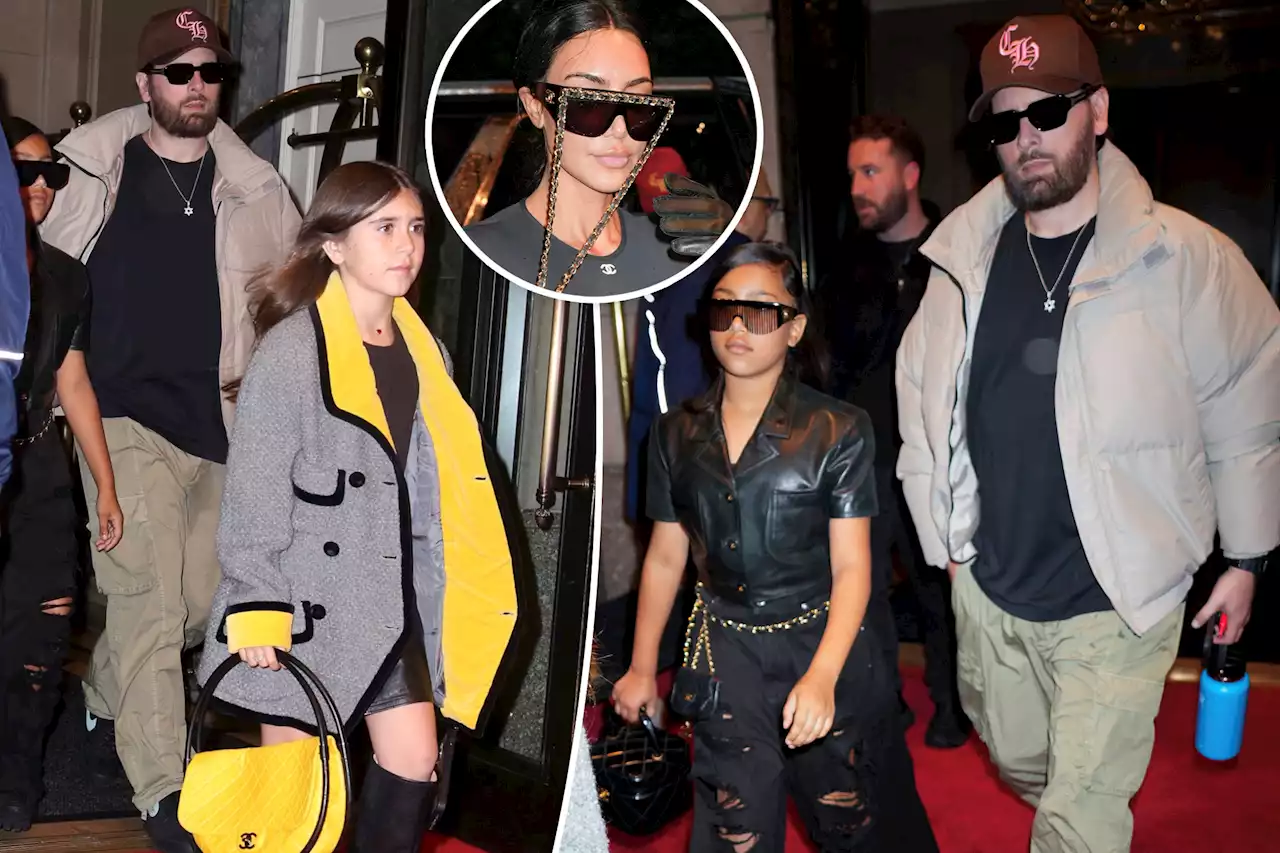 Chanel-clad Penelope Disick, North West step out in NYC with Kim, Scott ahead of Met Gala