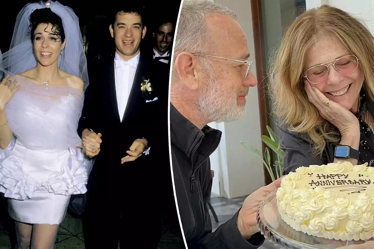 Tom Hanks and Rita Wilson celebrate 35th wedding anniversary with sweet snap