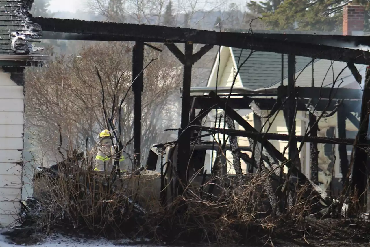 No one injured in Prince George garage fire