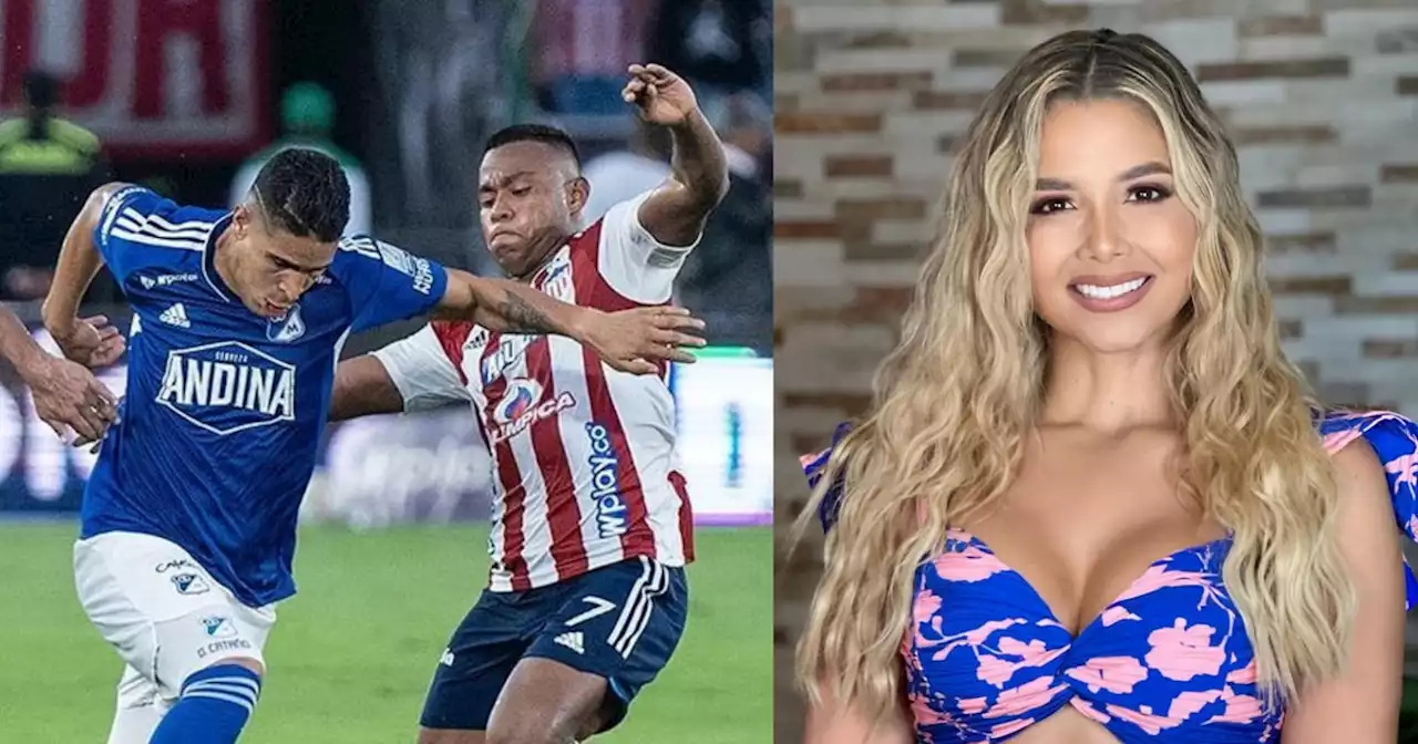 Melissa Martínez le ‘sacó la piedra’ a varios hinchas de Millonarios dolidos porque Junior les ganó