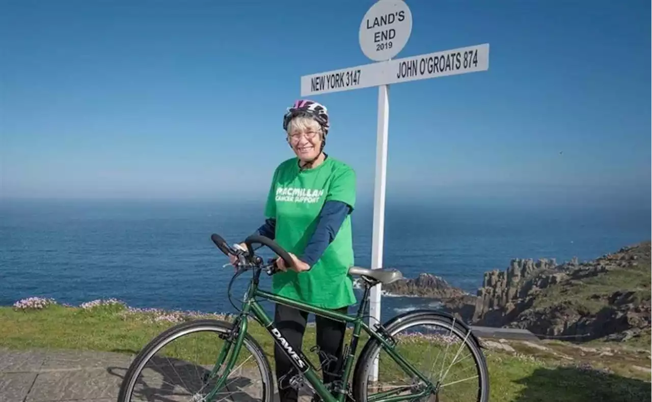 Grandmother, 84, sets off on 1,000-mile ride to remember her late children