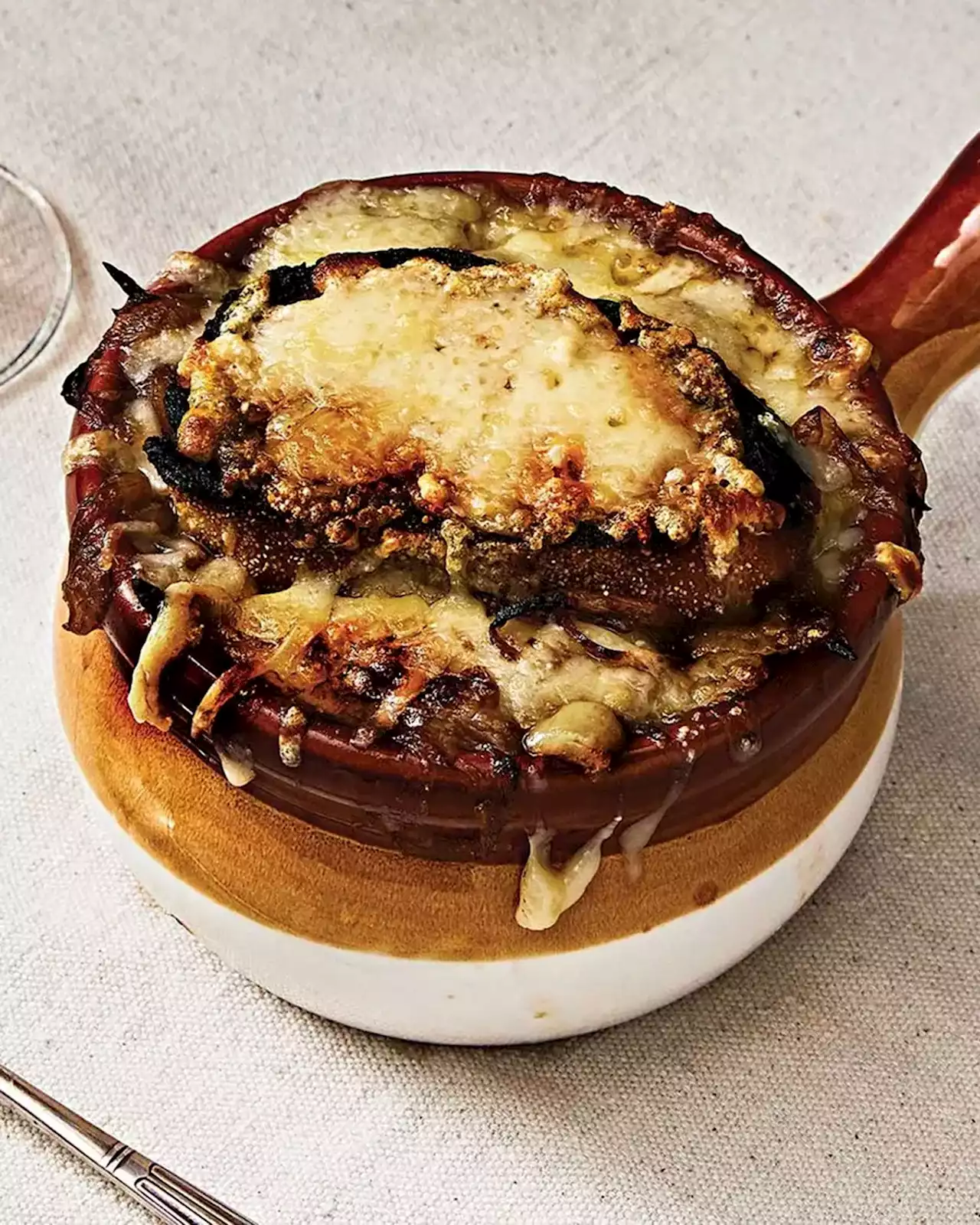 Normandy-Style French Onion Soup