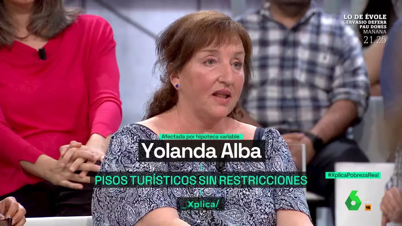 La angustia de Yolanda, afectada por la subida de las hipotecas: 'Estoy casada con el banco y me quita la salud'