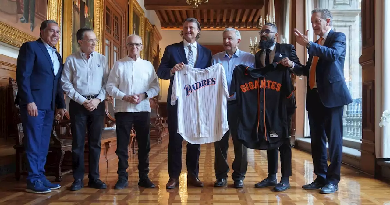 AMLO se reúne con Sergio Romo, Hoffman y directivos de la MLB en Palacio Nacional