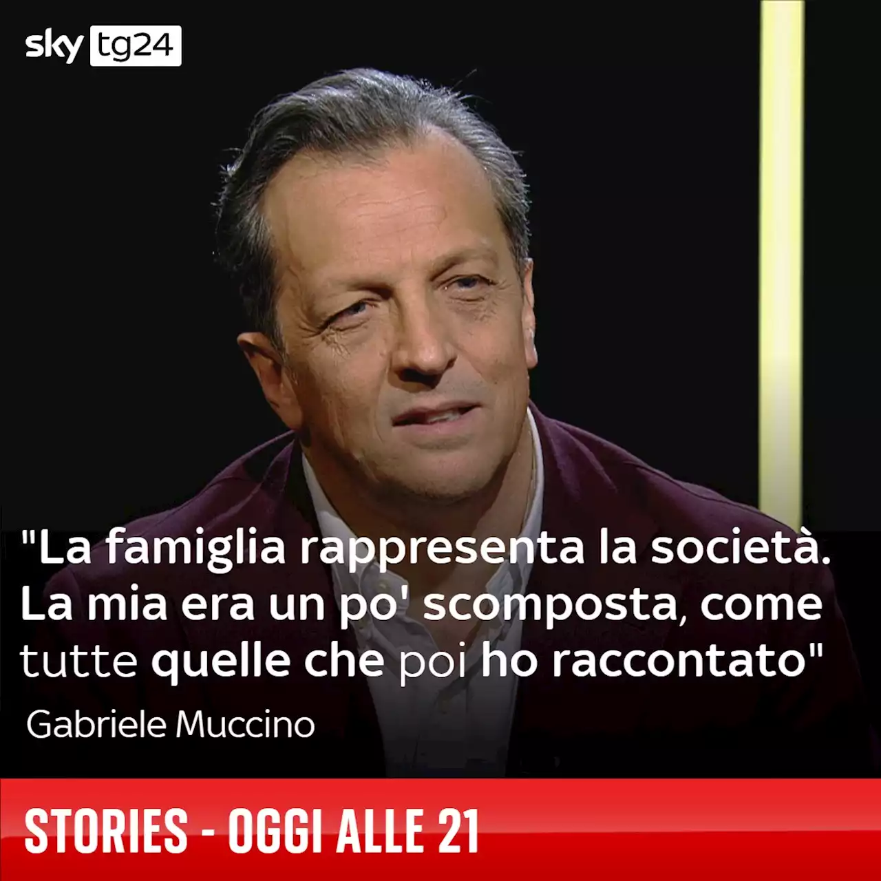 Stories, Gabriele Muccino ospite di Sky TG24 stasera alle 21