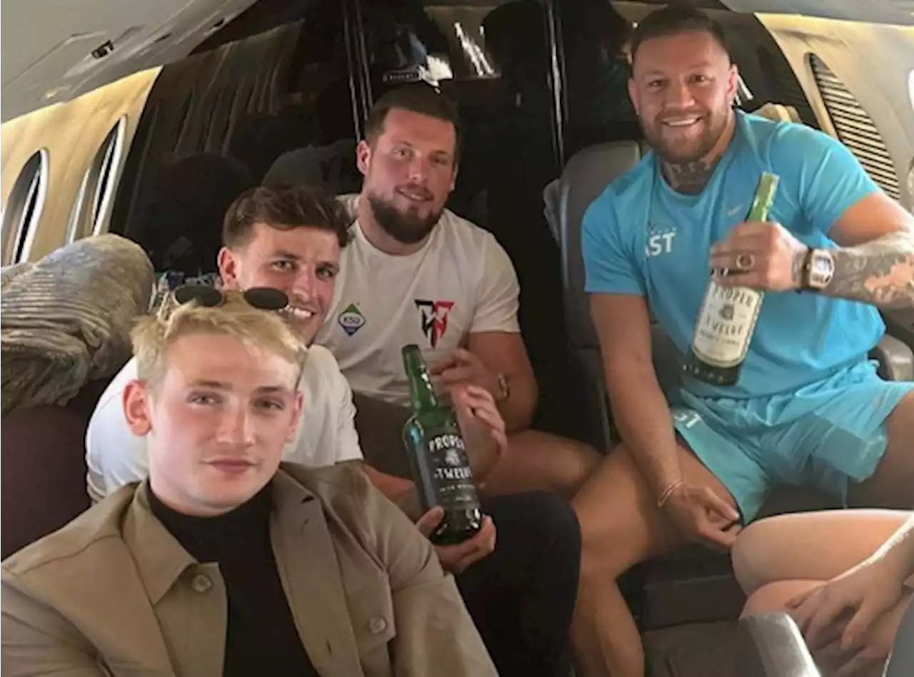 Love Island star Luca Bish travelled with Conor McGregor on whiskey-filled private jet for bare-knuckle boxing appearance