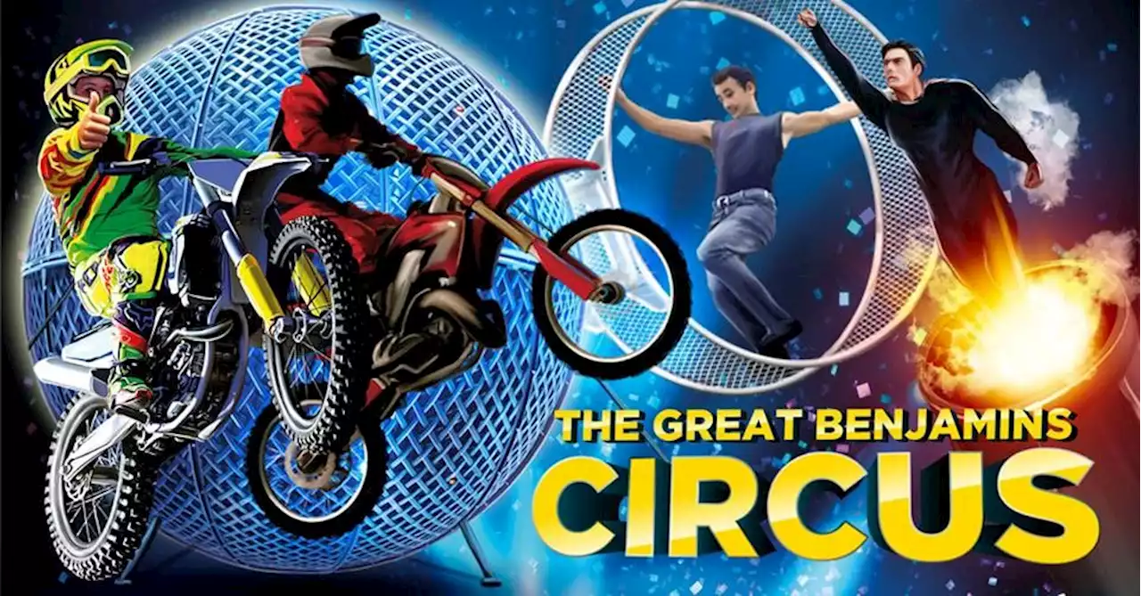 Spectators receive scare in circus motorcycle mishap