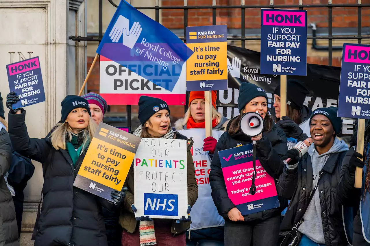 Brits warned to use NHS services 'wisely' after striking nurses begin walk out