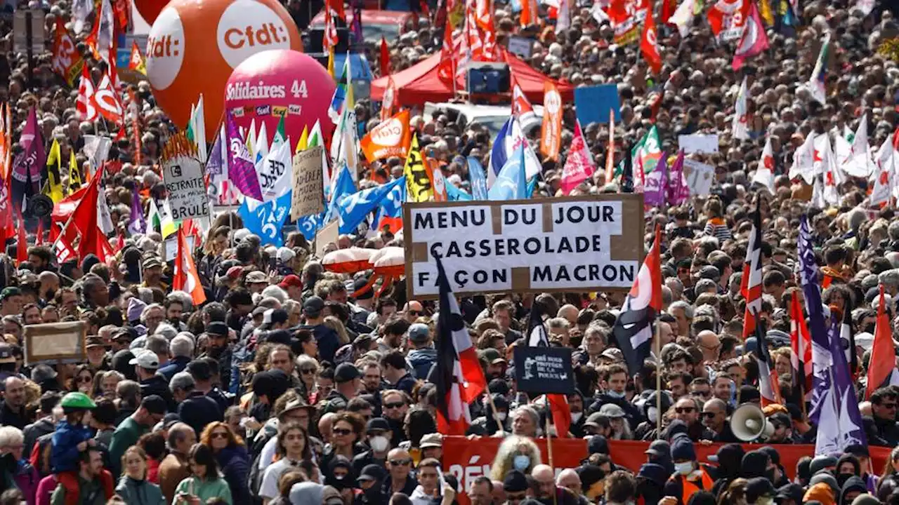 Macron faces Labour Day protests over pension reform law