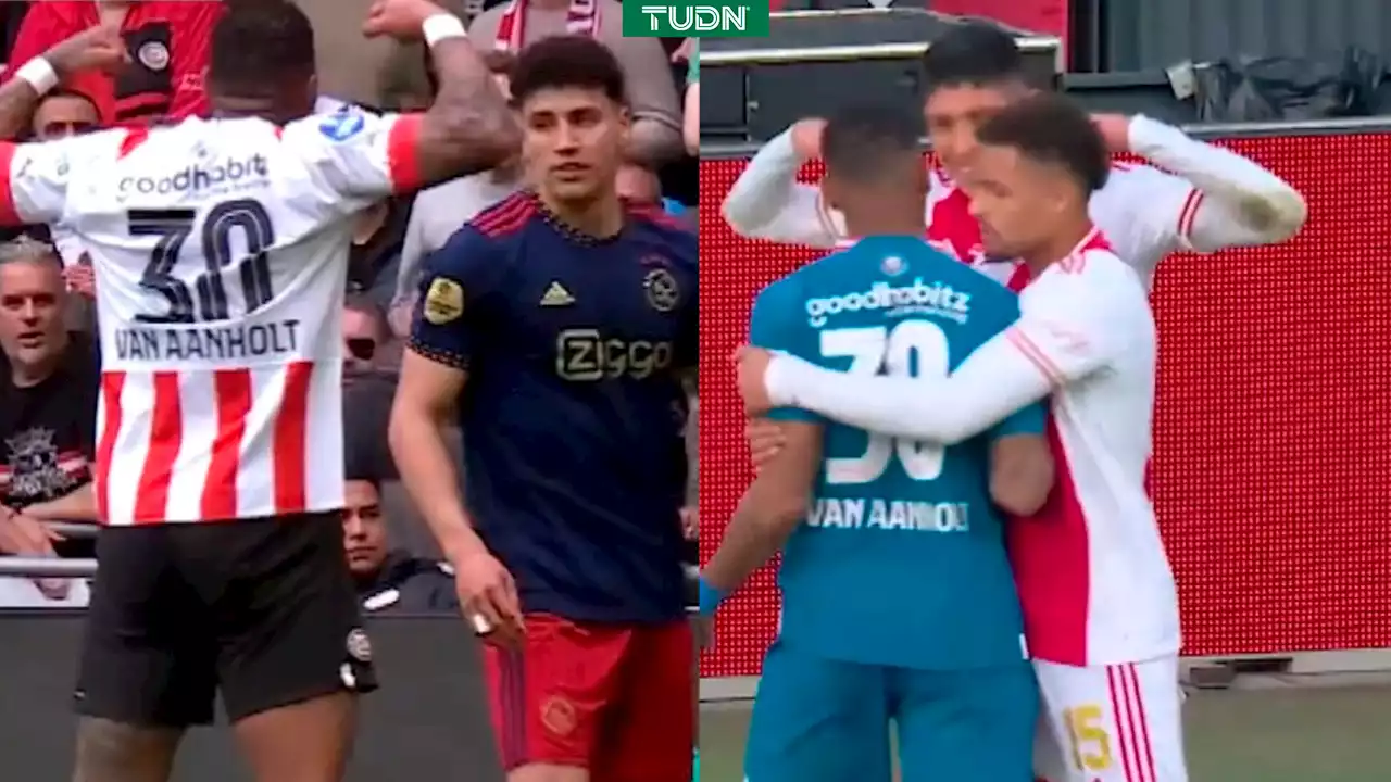 Edson Álvarez defiende a Jorge Sánchez en Ajax y lo venga de jugador del PSV