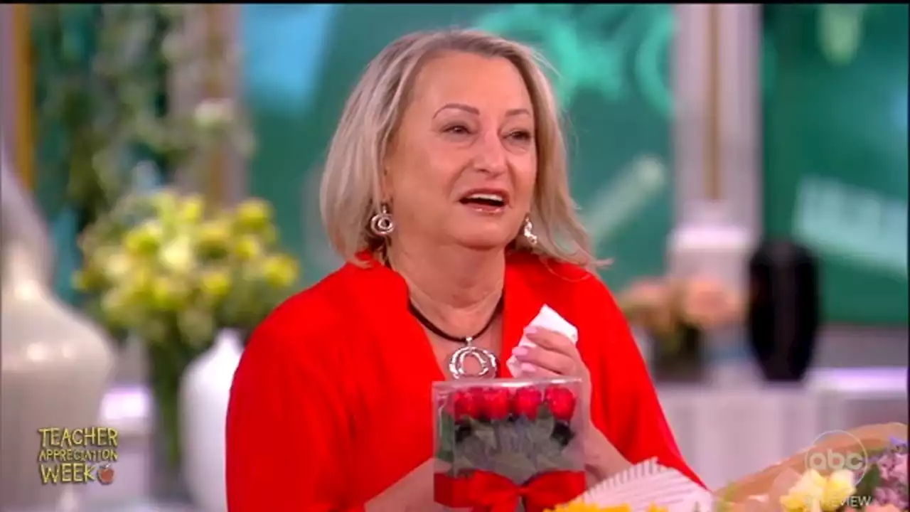 'The View' honors retiring NJ teacher with surprise of a lifetime for Teacher Appreciation Week