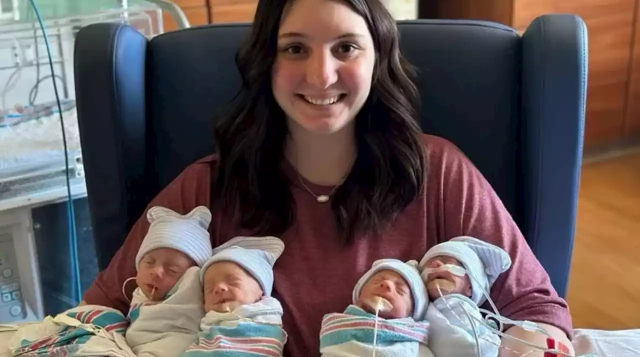 Alabama couple is 1 in 70 million, welcome rare quadruplets