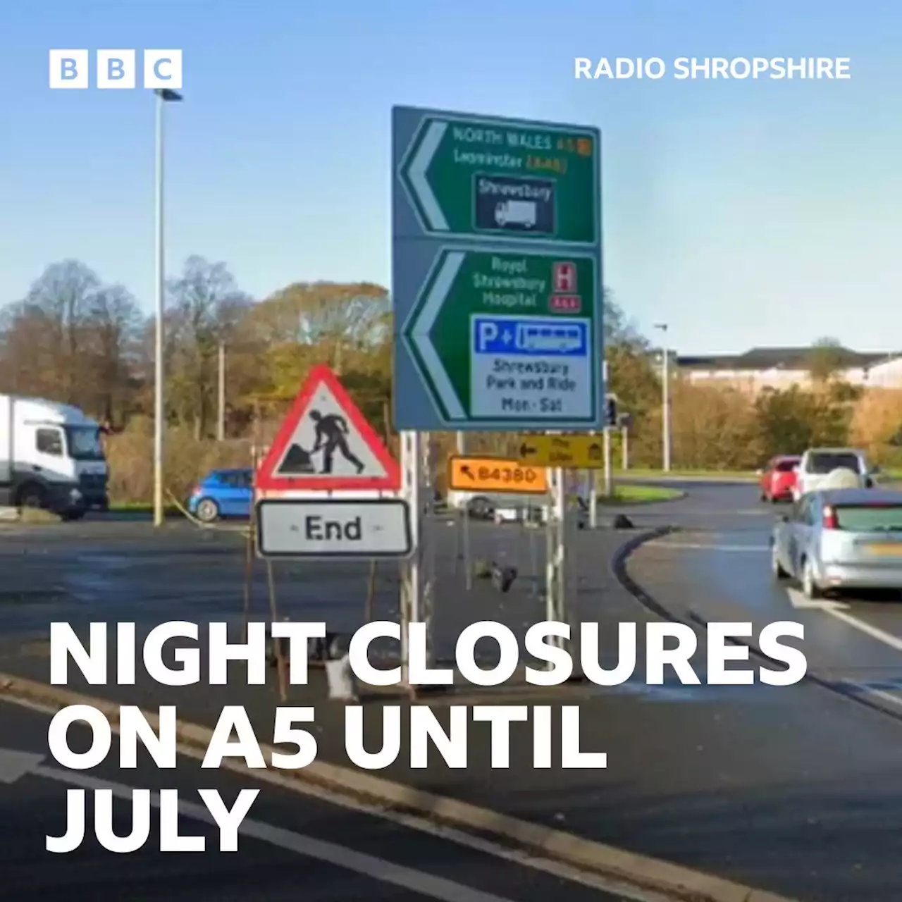 Motorists warned of overnight closures on A5 in Shropshire