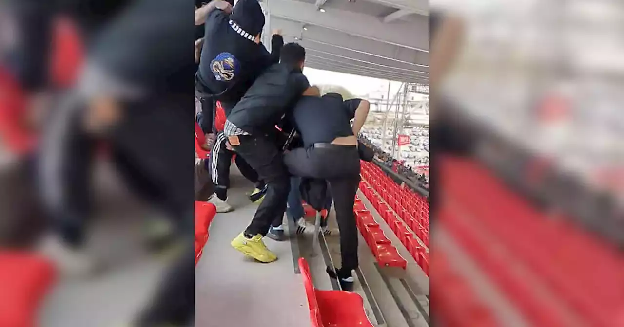 Multiple violent incidents caught on video at BMO Field during Toronto FC game