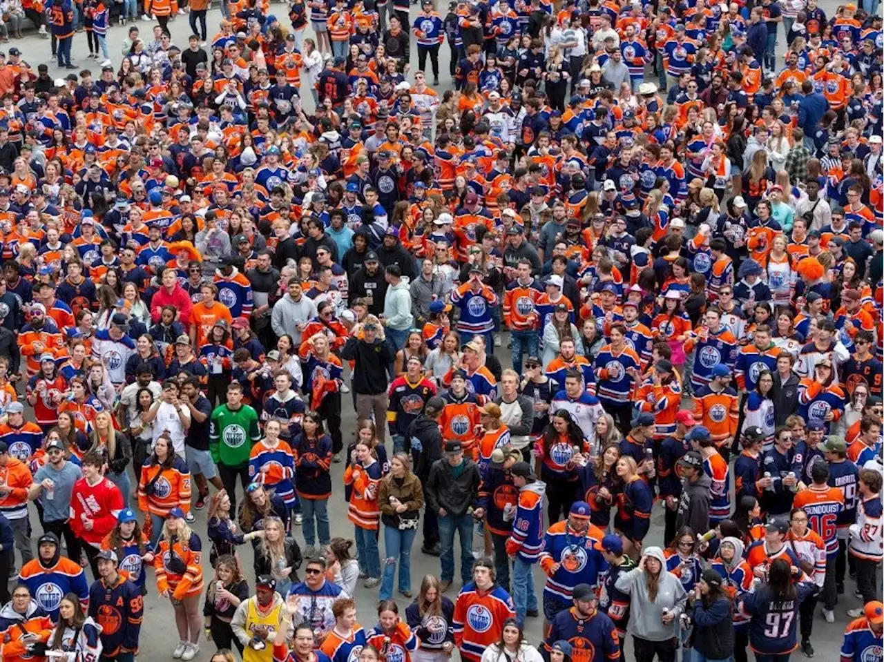 Oilers fan reportedly almost bit someone's finger off during a watch party