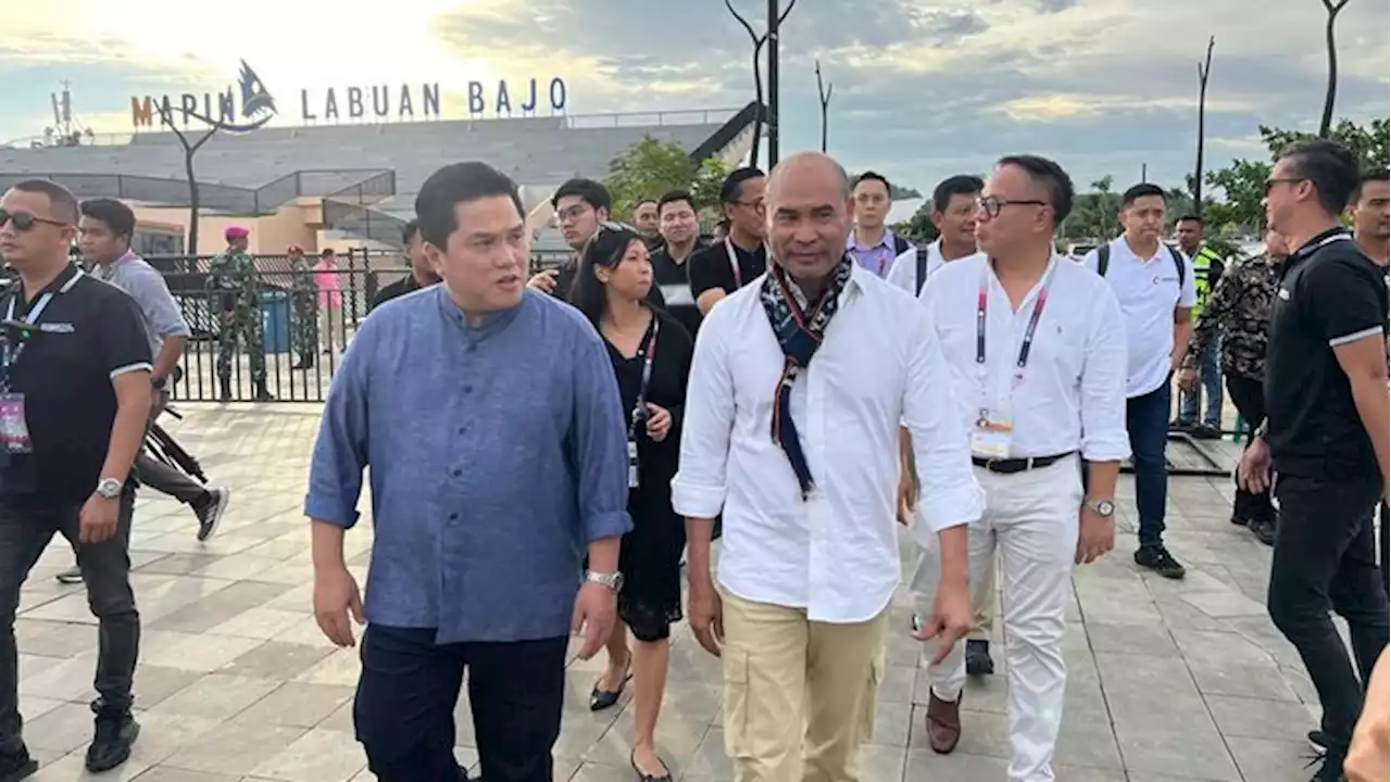 Momen Erick Thohir Borong Dagangan UMKM di Labuan Bajo