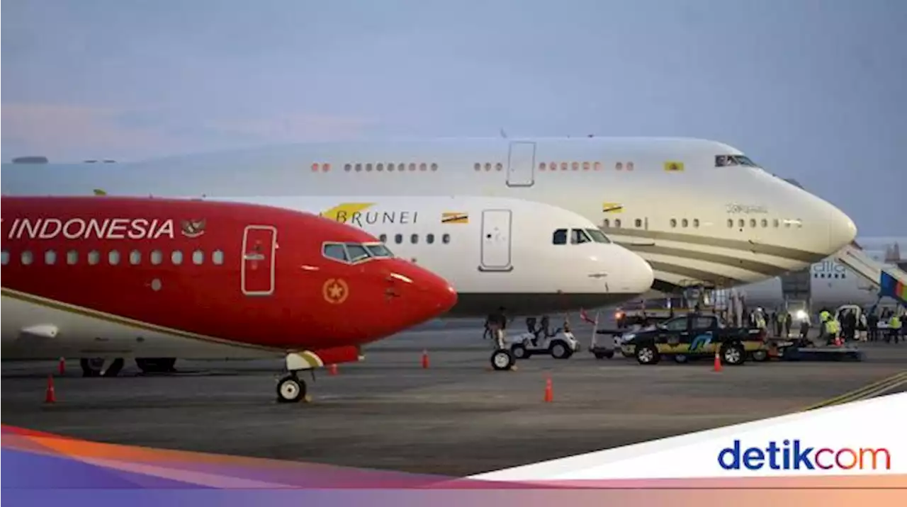 Deretan Pesawat Pemimpin Negara ASEAN Parkir di Bandara Bali