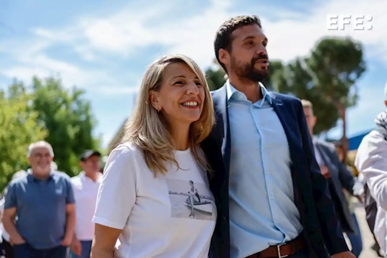 Yolanda Díaz abre su campaña apoyando a Podemos en Alcorcón