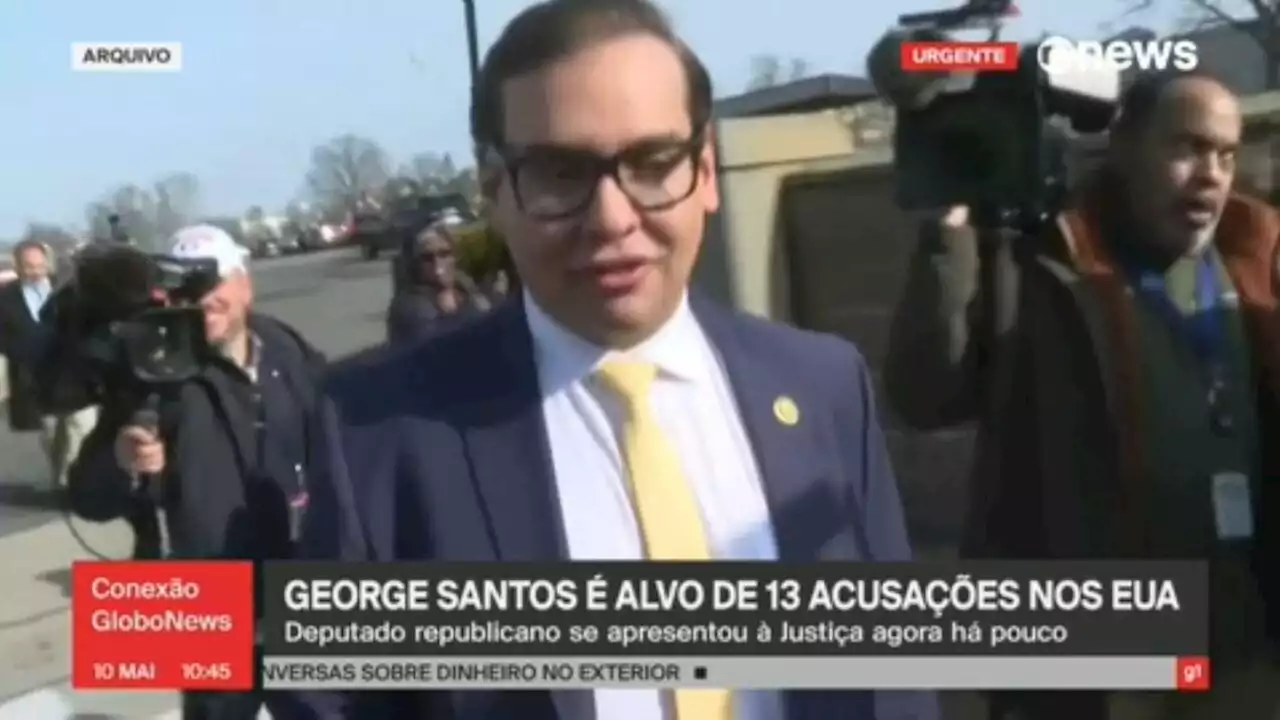 Moralmente acabado, George Santos finalmente presta contas à Justiça americana