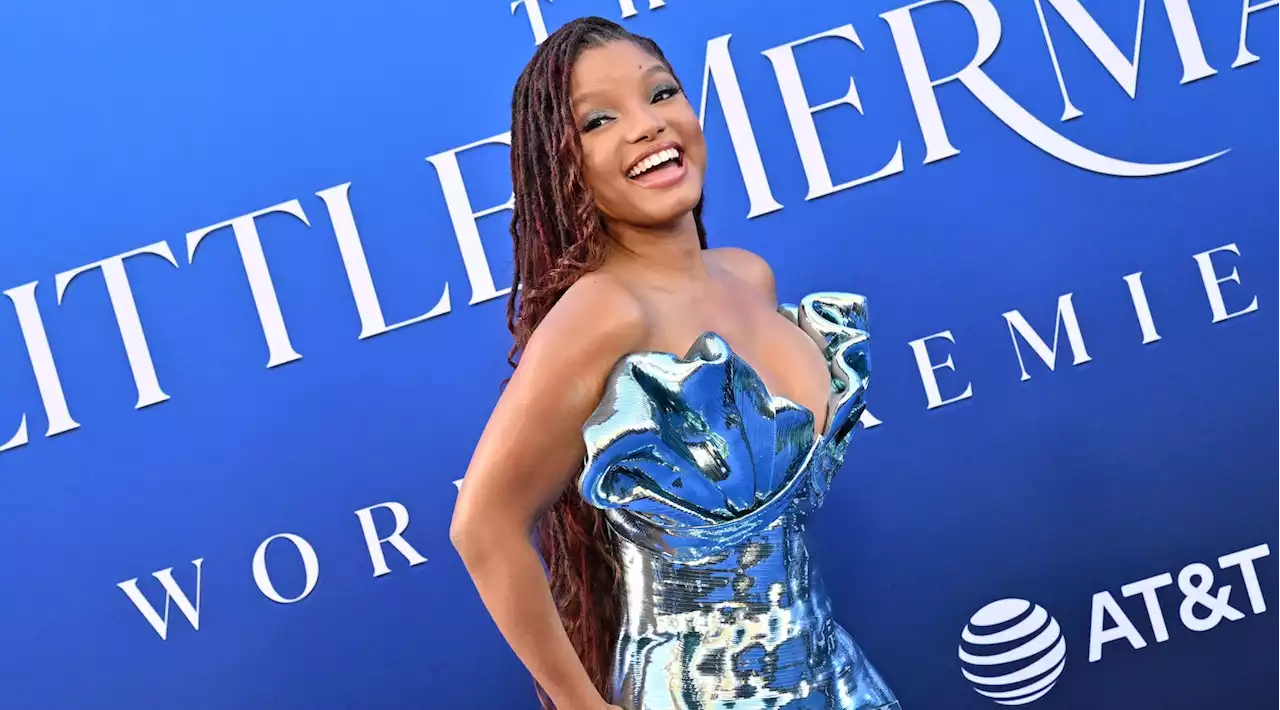 Halle Bailey Wore The Most Spectacular Dress To Last Night’s Little Mermaid Premiere