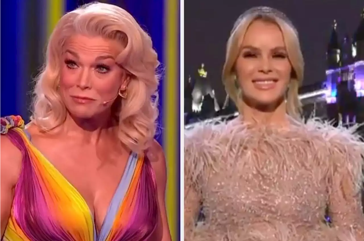 Eurovision Fans Think Hannah Waddingham Threw Some Shade At Amanda Holden During Semi-Final