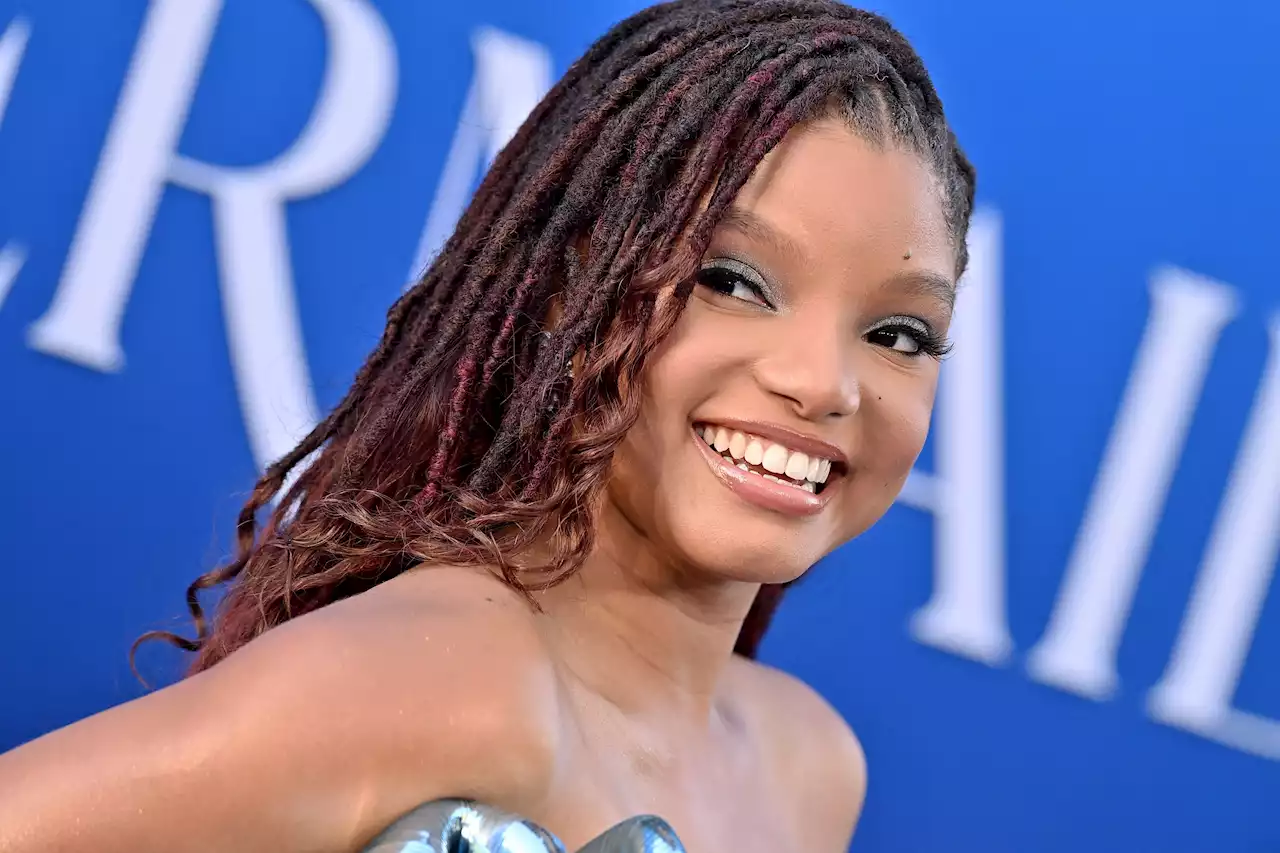 Halle Bailey Embodies Ariel In Jaw-Dropping Gown At Little Mermaid Remake Premiere