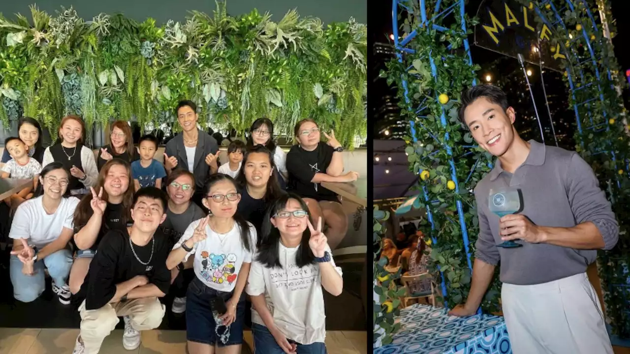 Tyler Ten treats his fans to lunch to thank them for voting for him at Star Awards 2023 - Singapore News