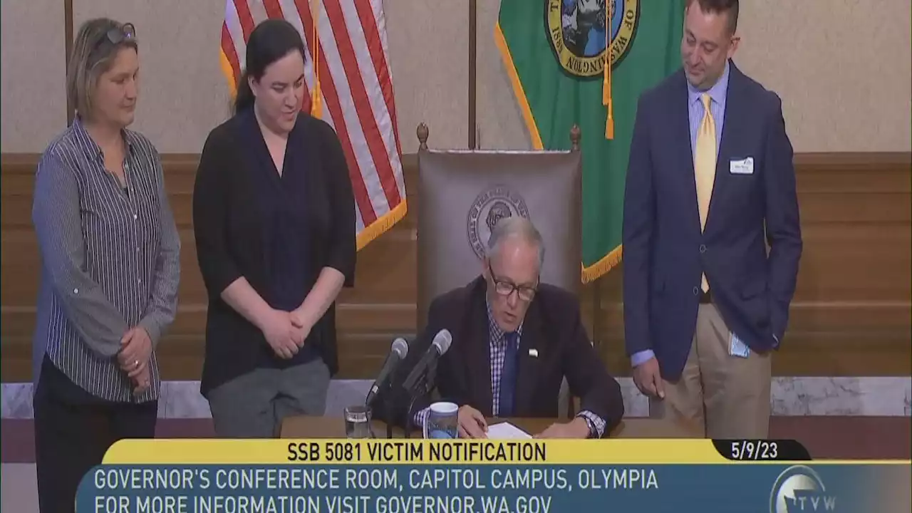 Gov. Inslee signs bill furthering protections for survivors and victims