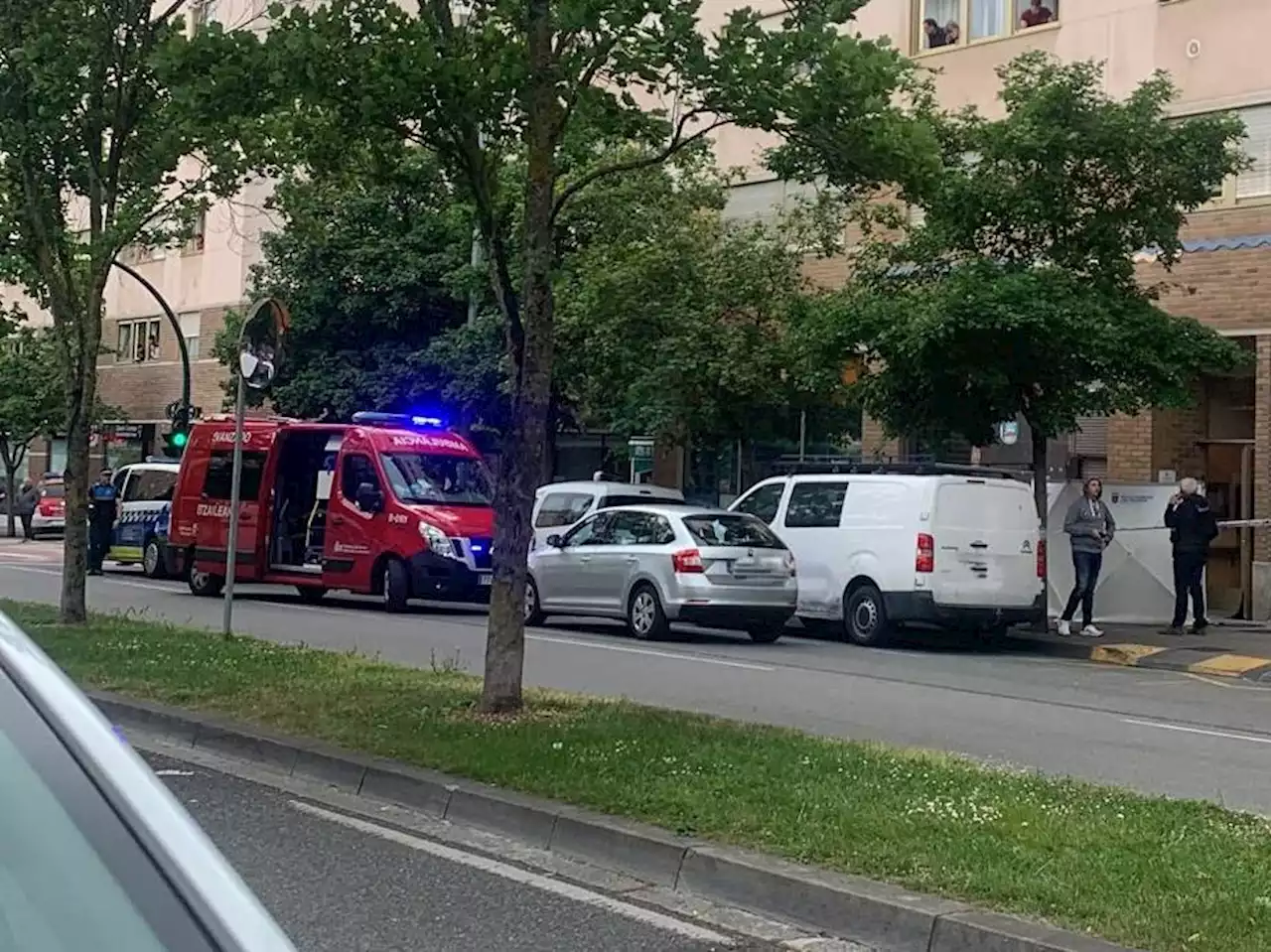 Fallece un hombre apuñalado por su pareja en el barrio de la Rochapea de Pamplona